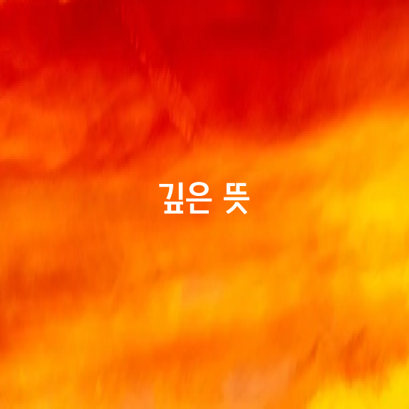 깊은 뜻