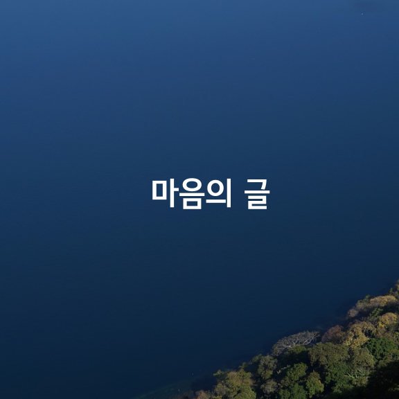 마음의 글