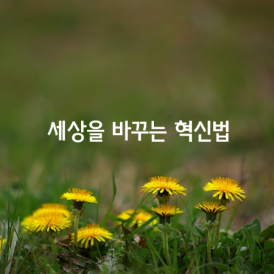 세상을 바꾸는 7가지 혁신법