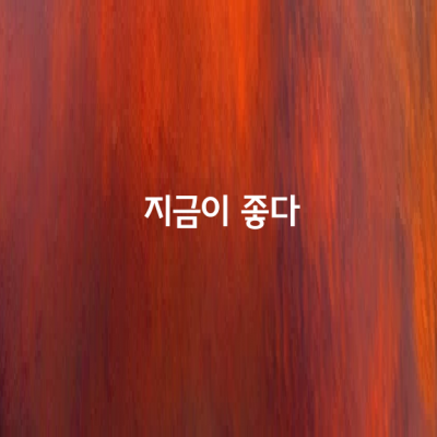 지금이 좋다