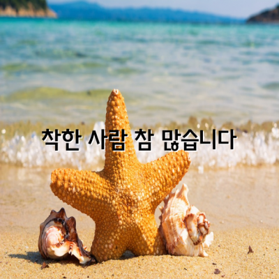 착한 사람 참 많습니다