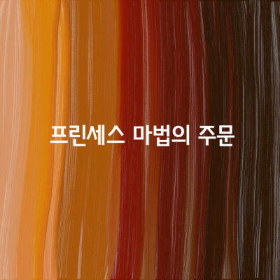 프린세스 마법의 주문