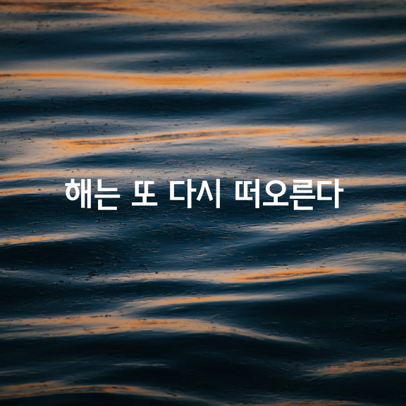 해는 또 다시 떠오른다