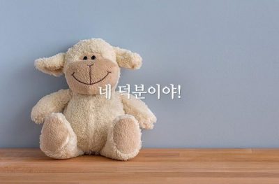 네 덕분이야!