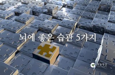 뇌에 좋은 습관 5가지