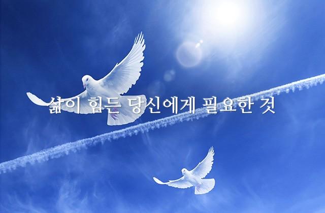 삶이 힘든 당신에게 필요한 것