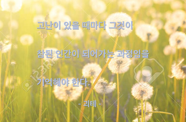 고난, 인간 – 괴테