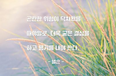 곤란, 위험 – 넬슨