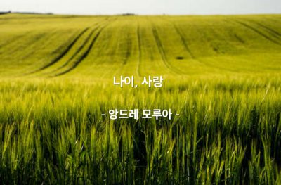 나이, 사랑 – 앙드레 모루아