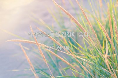 노동, 건강 – 조지 허버트