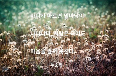 마음, 죽음 – 두순학