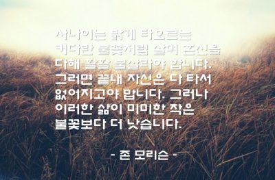 사나이, 남자, 삶 – 존 모리슨