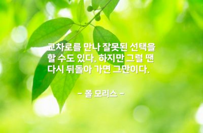 선택, 실수 – 폴 모리스