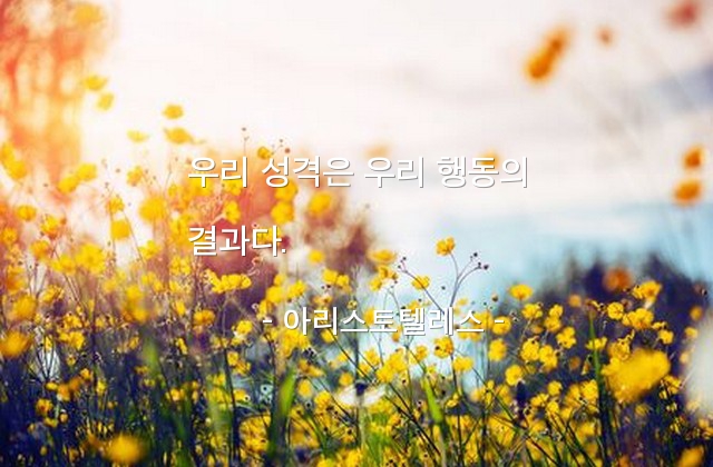 성격, 행동 – 아리스토텔레스