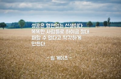 성공 – 빌 게이츠