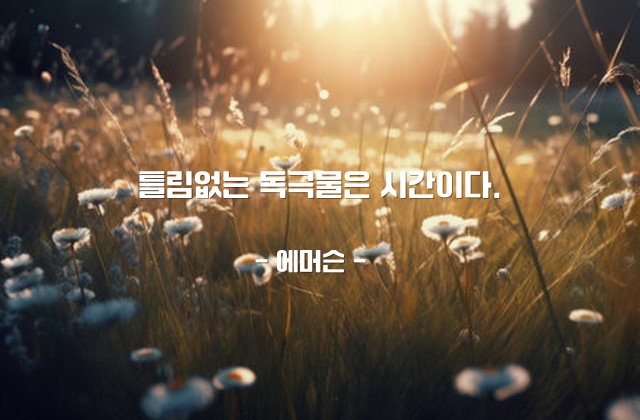 시간 – 에머슨