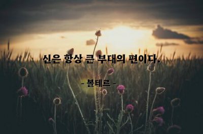 신(God) – 볼테르