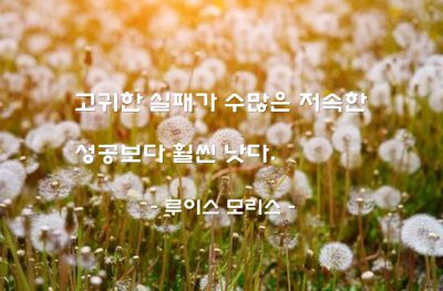 실패, 성공 – 루이스 모리스