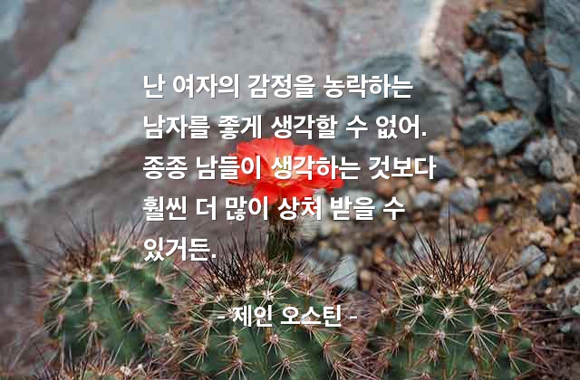 여자, 감정, 남자 – 제인 오스틴