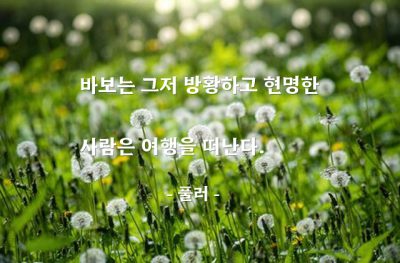 여행, 인생살이 – 풀러