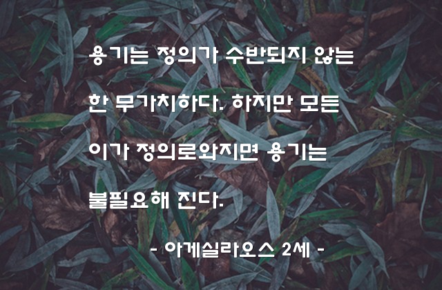 용기, 정의 – 아게실라오스 2세