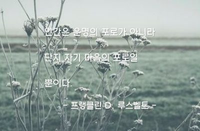 인간, 운명, 마음 – 프랭클린 D. 루스벨트