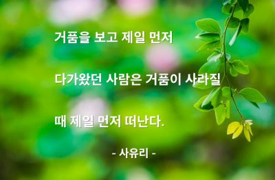 인간관계, 친구 – 사유리