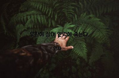 인생, 삶, 죽음 – 맹자