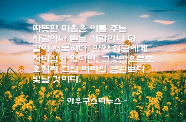 자비심, 행복 – 아우구스티누스