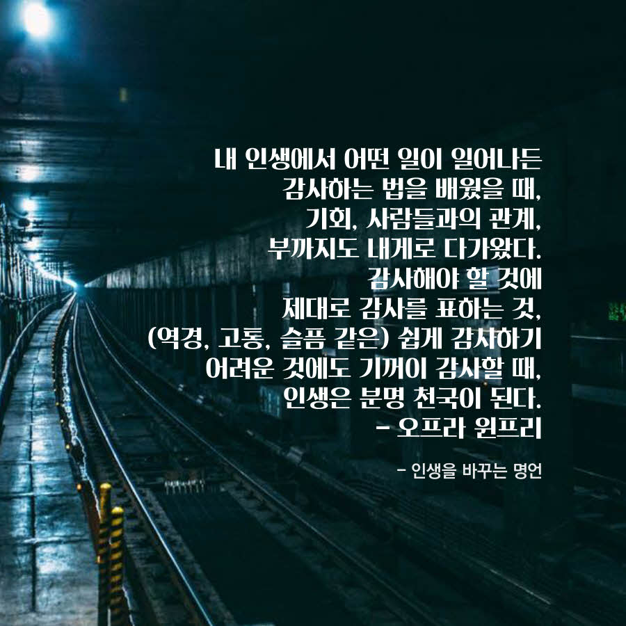 제대로 감사를 표하는 것