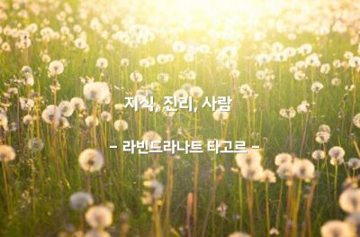 지식, 진리, 사람 – 라빈드라나트 타고르