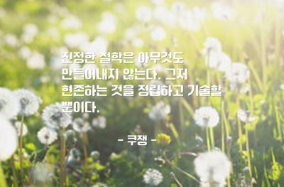 철학 – 쿠쟁