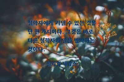 철학자 – 윌리엄 제임스