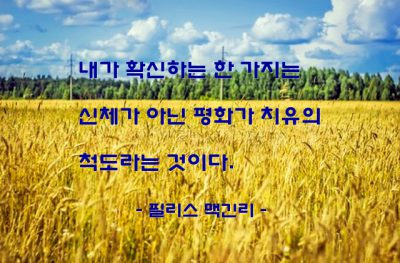 치유, 평화, 육체 – 필리스 맥긴리