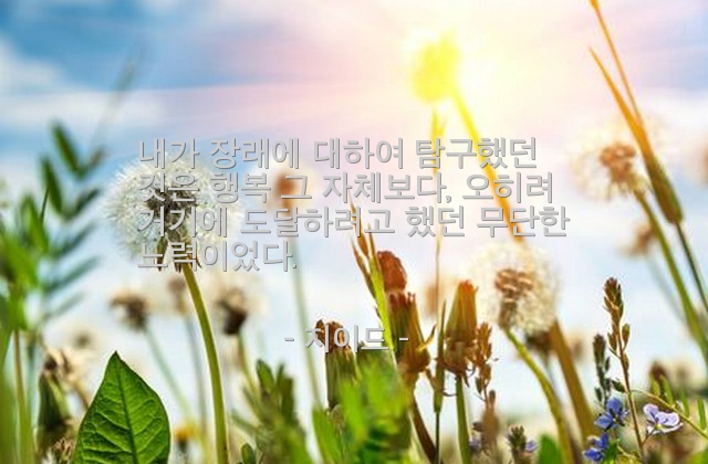 행복, 노력 – 지이드