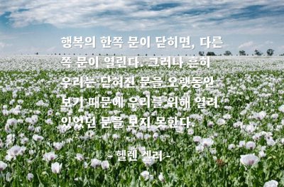 행복 – 헬렌 켈러